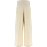 pantaloni deva in avorio the latest - donna 