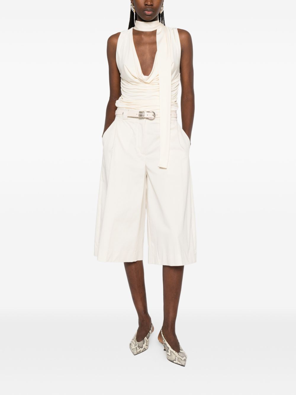 Shorts Dakota con pieghe in bianco The latest - donna 
