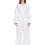 Tuta a maniche lunghe drew in bianco Th Latest - donna 
