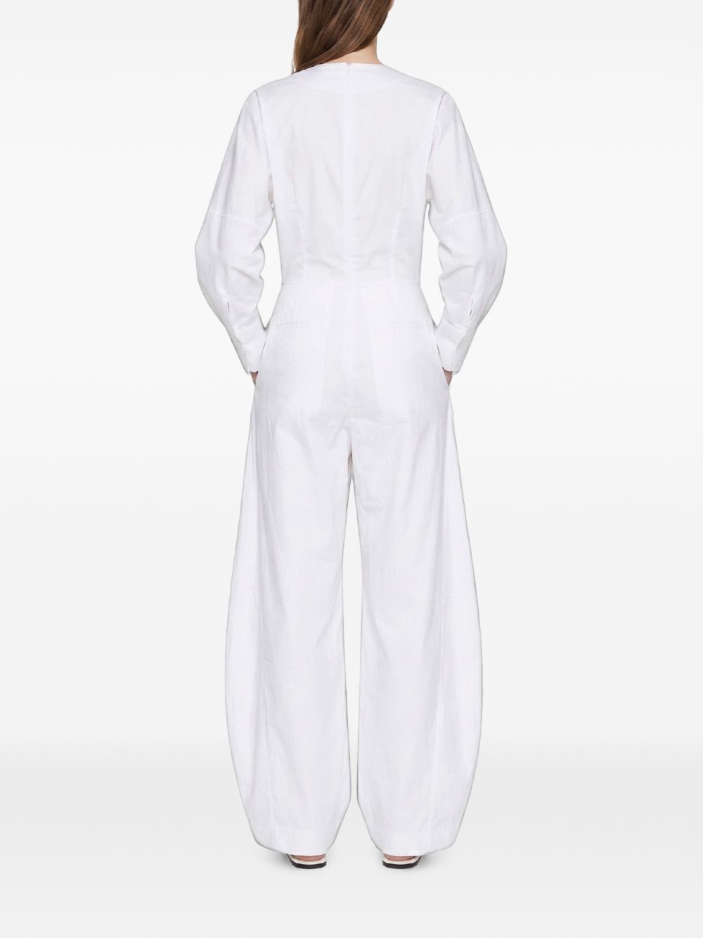 Tuta a maniche lunghe drew in bianco Th Latest - donna 