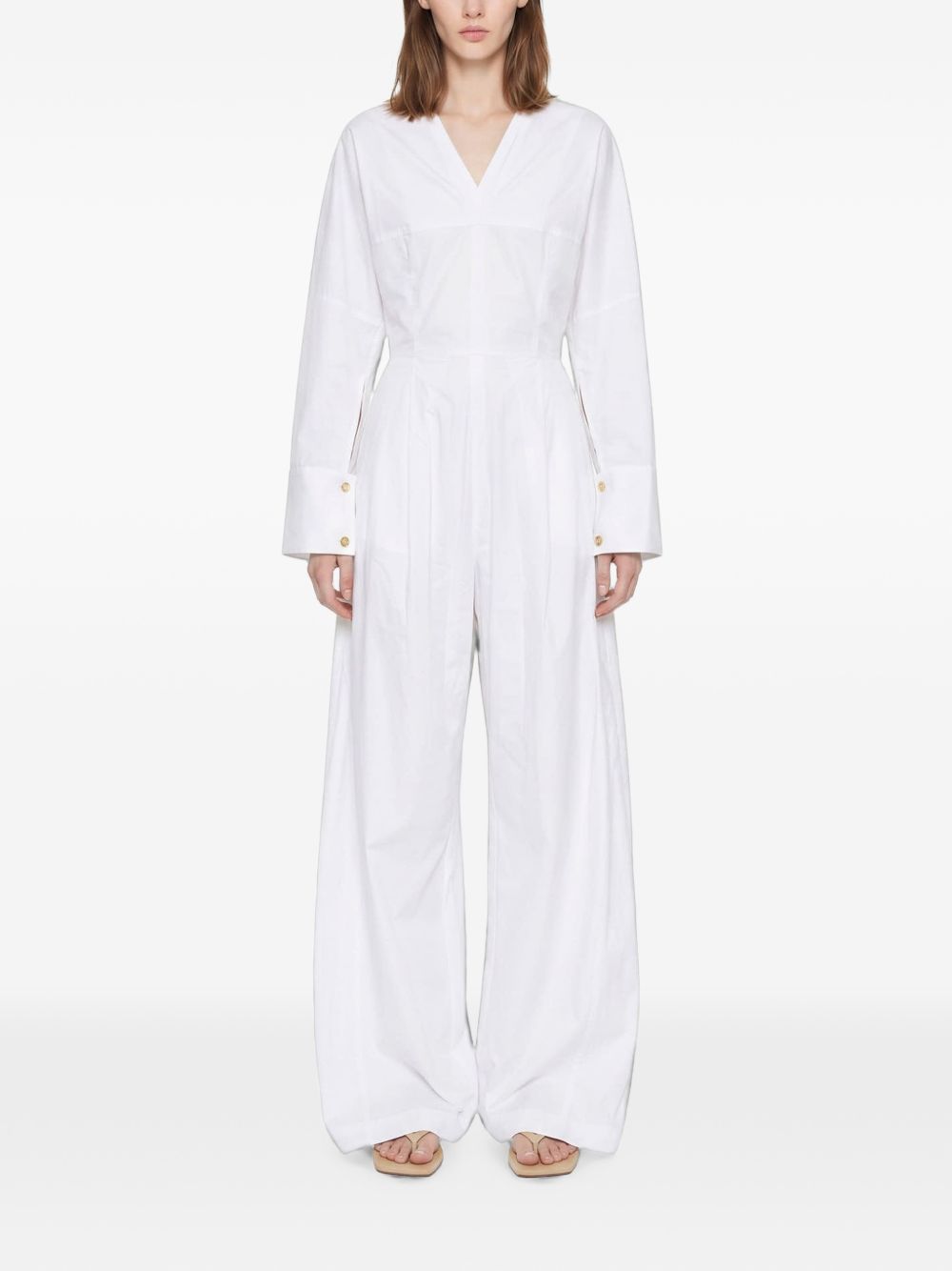 Tuta a maniche lunghe drew in bianco Th Latest - donna 