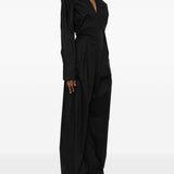 Tuta intera con scollo a V in nero The latest - donna 