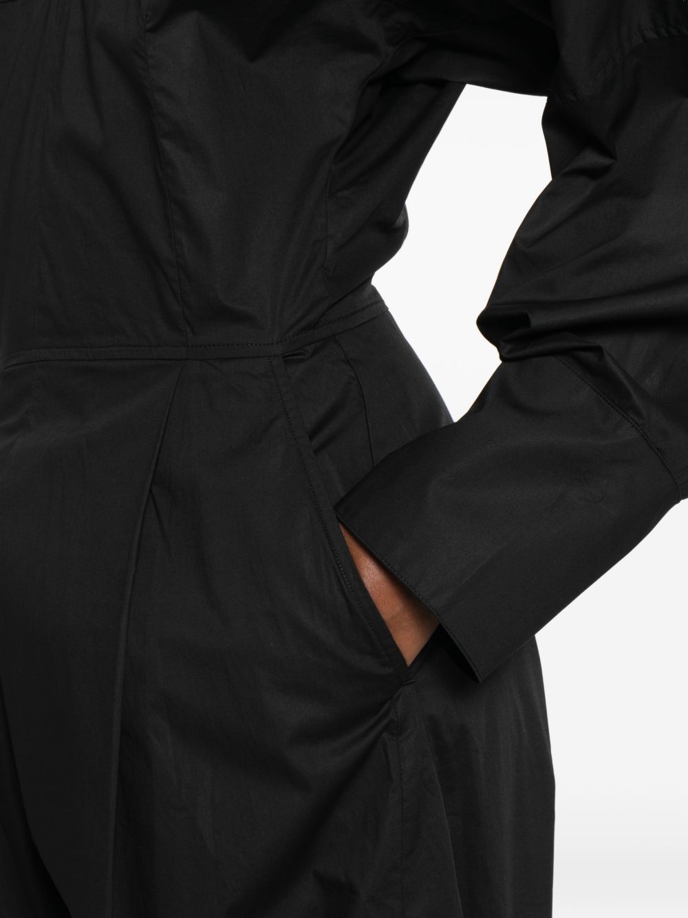 Tuta intera con scollo a V in nero The latest - donna 