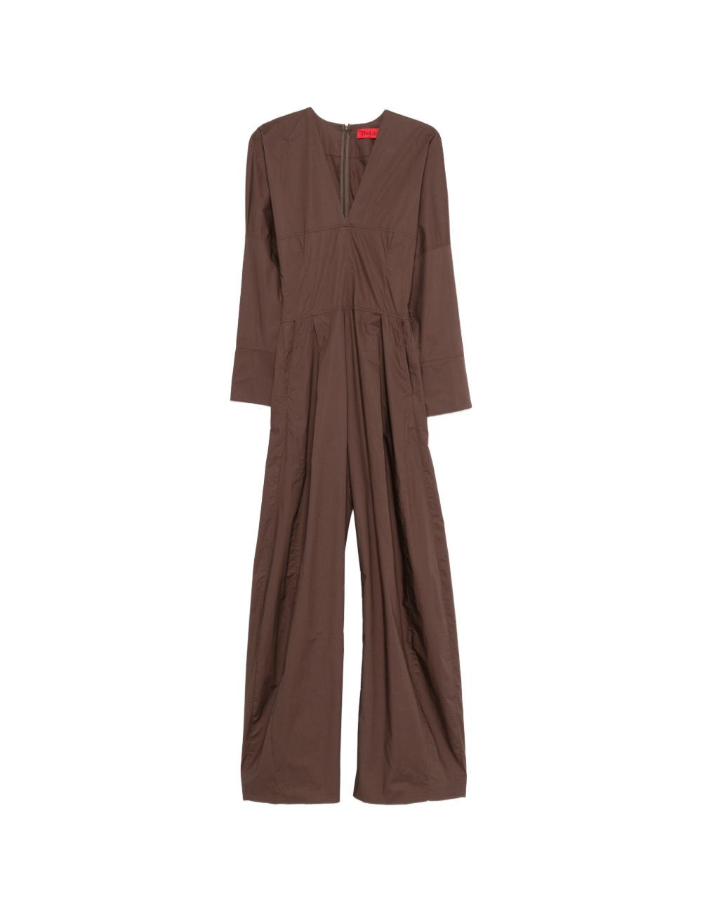 Tuta intera con scollo a V in marrone The latest - donna 