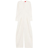 Tuta intera con scollo a V in beige The latest - donna 