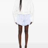 Shorts Dafne con pieghe in azzurro The latest - donna 