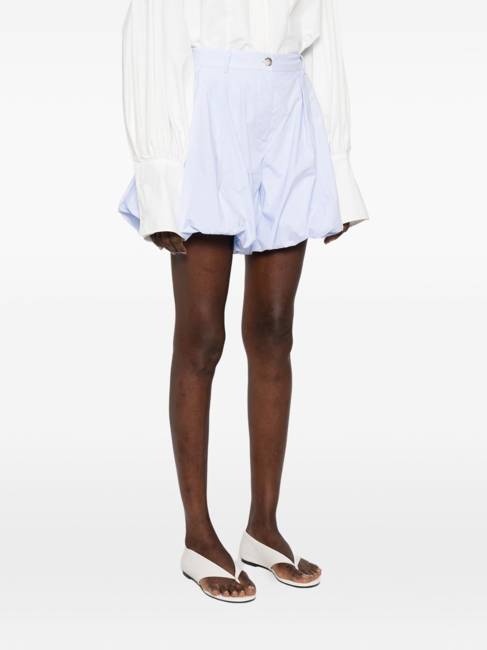Shorts Dafne con pieghe in azzurro The latest - donna 