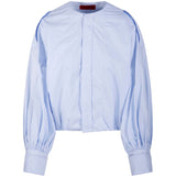 Camicia con maniche a sbuffo diana in blu The latest - donna 