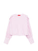 Camicia con maniche a sbuffo diana in rosa The latest - donna