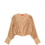 Camicia senza collo Diana in beige The latest - donna 