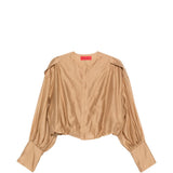 Camicia senza collo Diana in beige The latest - donna 