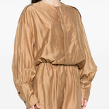 Camicia senza collo Diana in beige The latest - donna 