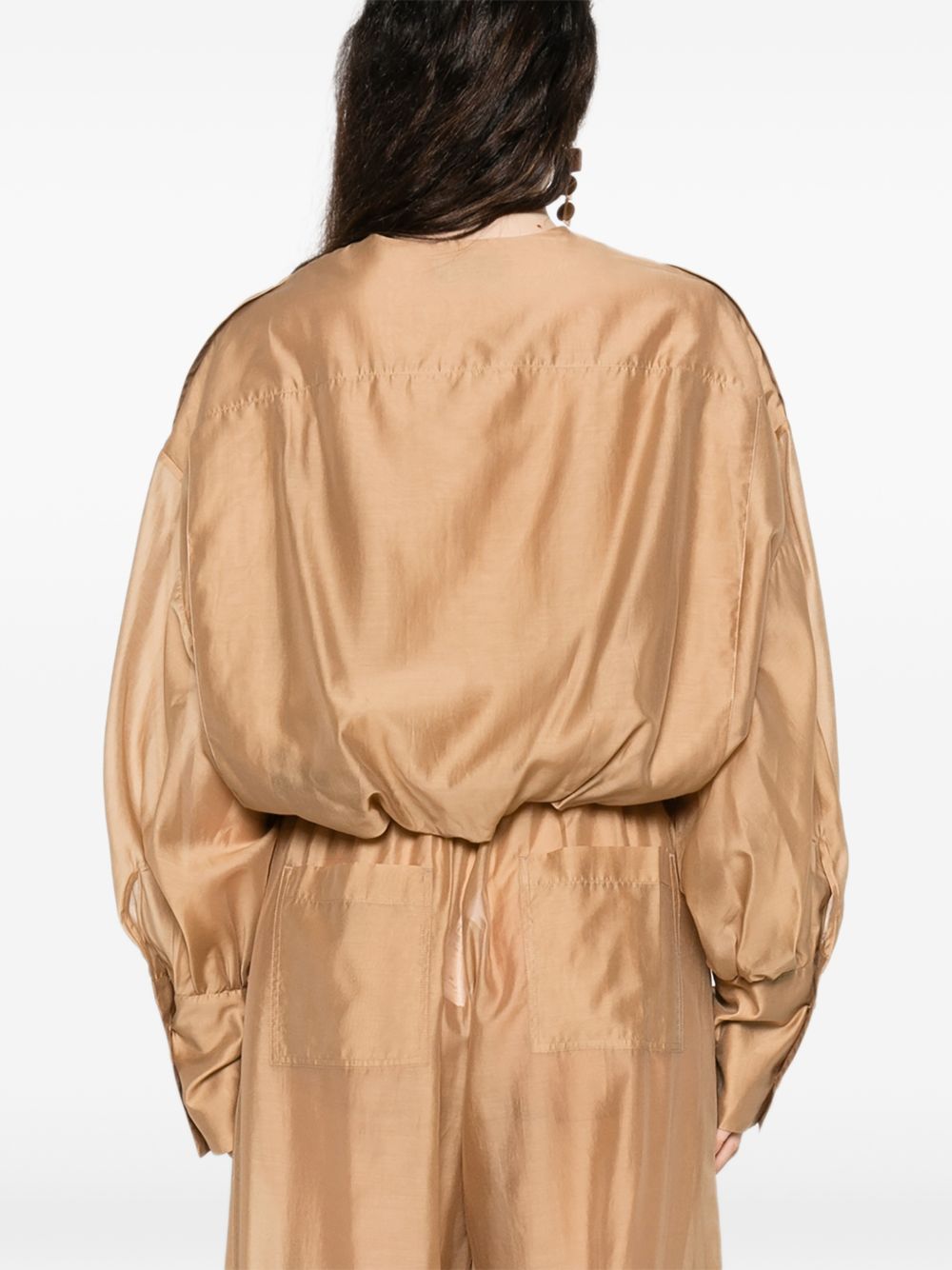 Camicia senza collo Diana in beige The latest - donna 