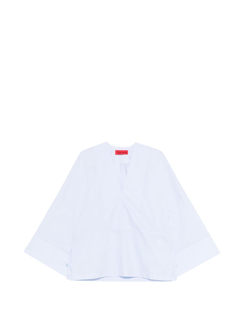 Blusa con scollo a V in celeste The latest - donna 
