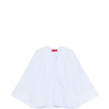 Blusa con scollo a V in celeste The latest - donna 