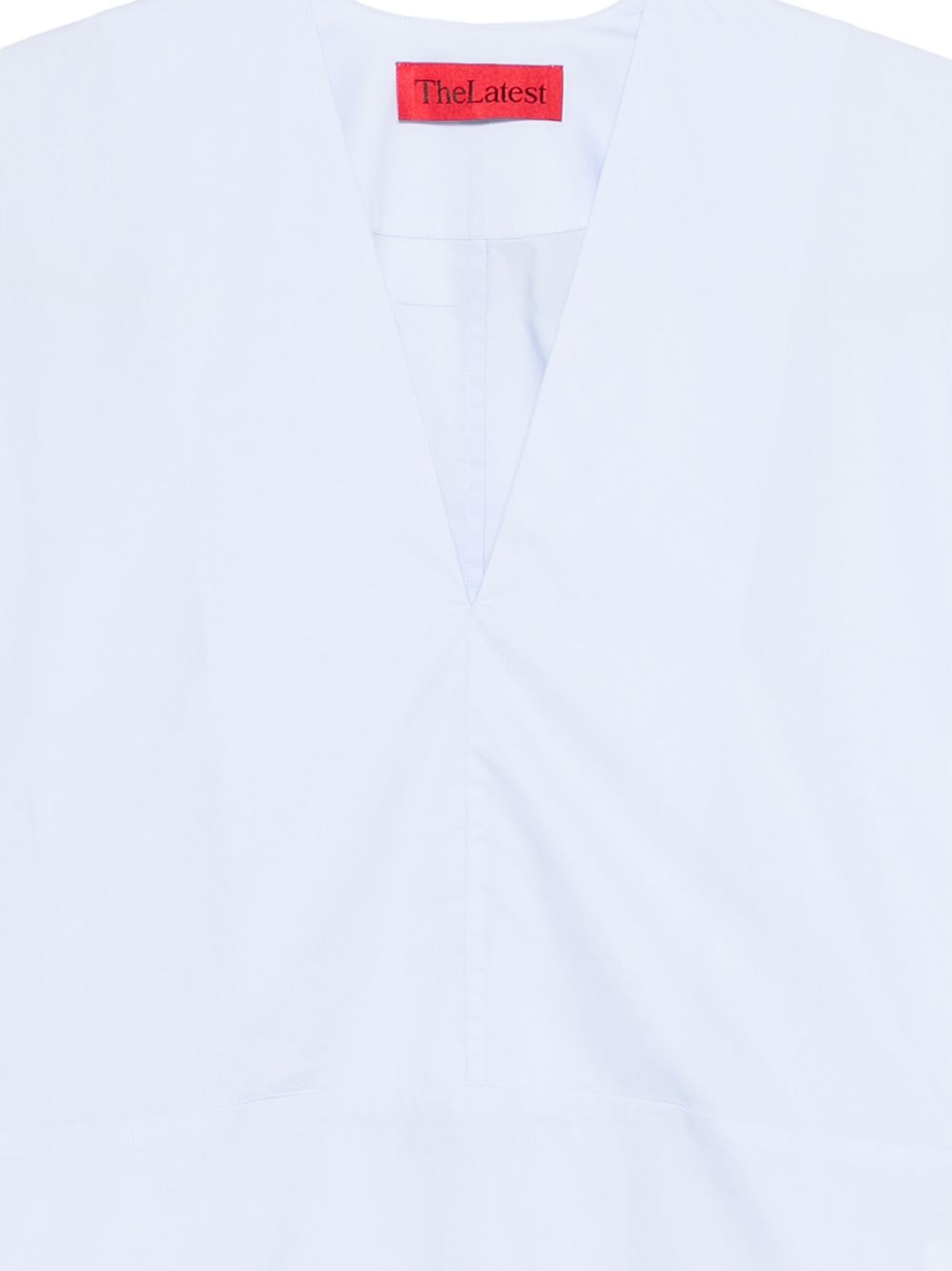 Blusa con scollo a V in celeste The latest - donna 