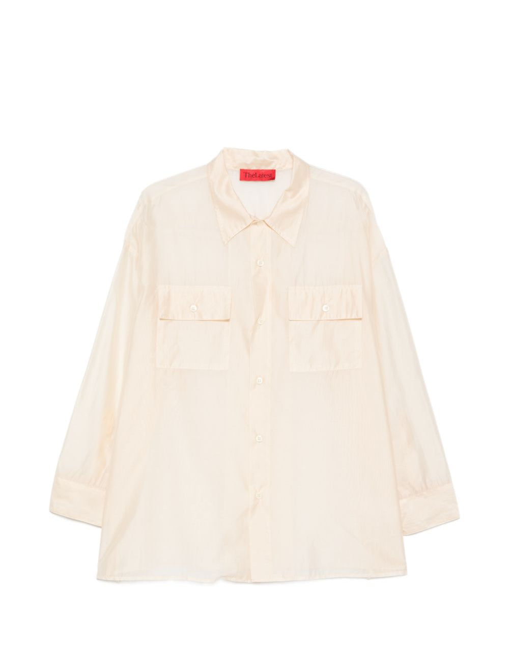 Camicia con design trasparente daria in avorio The latest - donna 