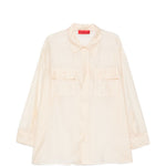 Camicia con design trasparente daria in avorio The latest - donna 
