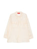The latest sheer ivory shirt - women