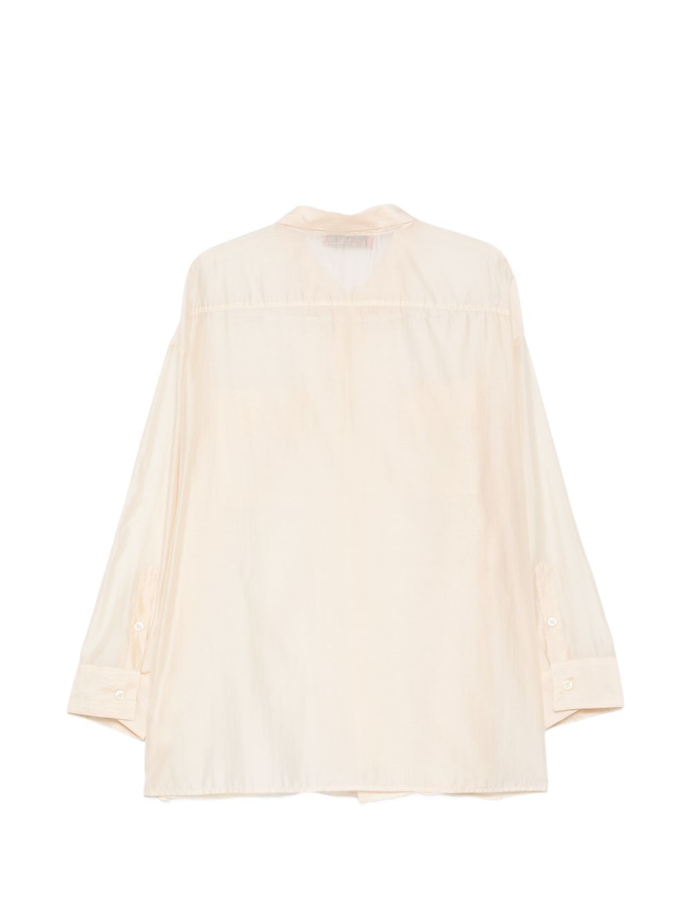 Camicia con design trasparente daria in avorio The latest - donna 
