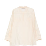 Camicia con design trasparente daria in avorio The latest - donna 