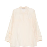 Camicia con design trasparente daria in avorio The latest - donna 