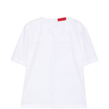 Top a maniche corte dean in bianco The latest - donna 