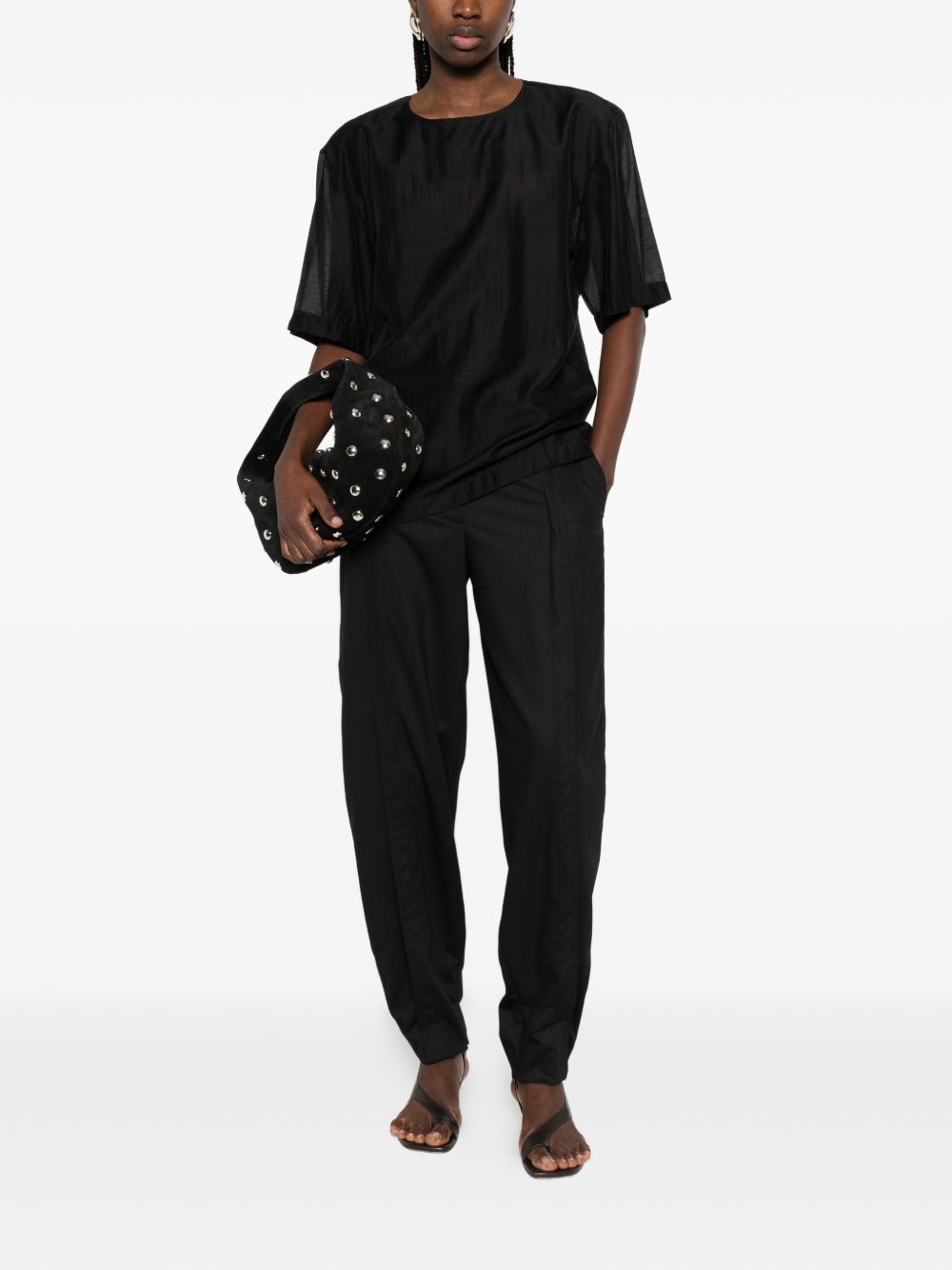 Top Dean a maniche corte in nero The latest - donna 