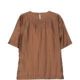 Camicetta a maniche corte Dean Dean in marrone The latest - donna 