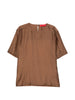 Camicetta a maniche corte Dean Dean in marrone The latest - donna