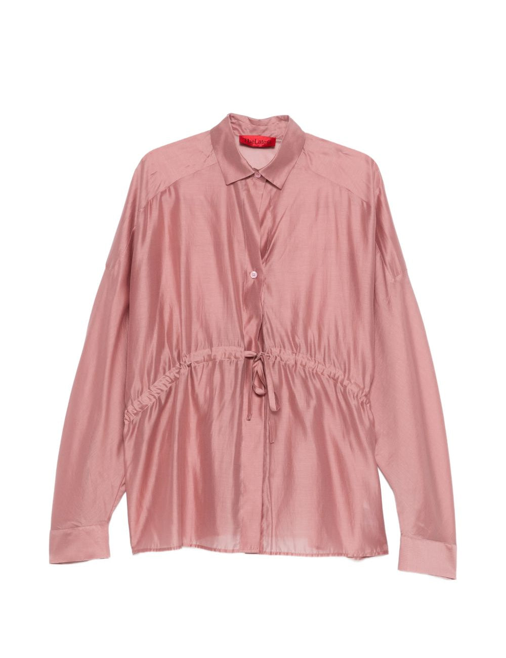 Camicia dalida con cordino in vita in rosa The latest - donna 