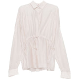 Camicia a righe dalida in avorio The latest - donna 