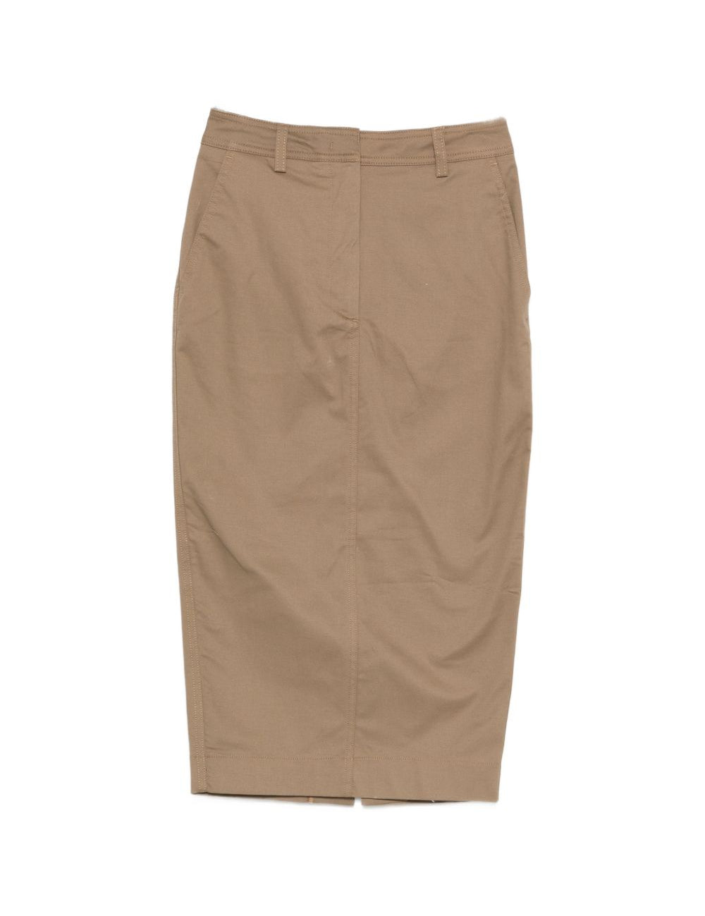 Gonna midi Donna a matita in marrone the latest - donna 