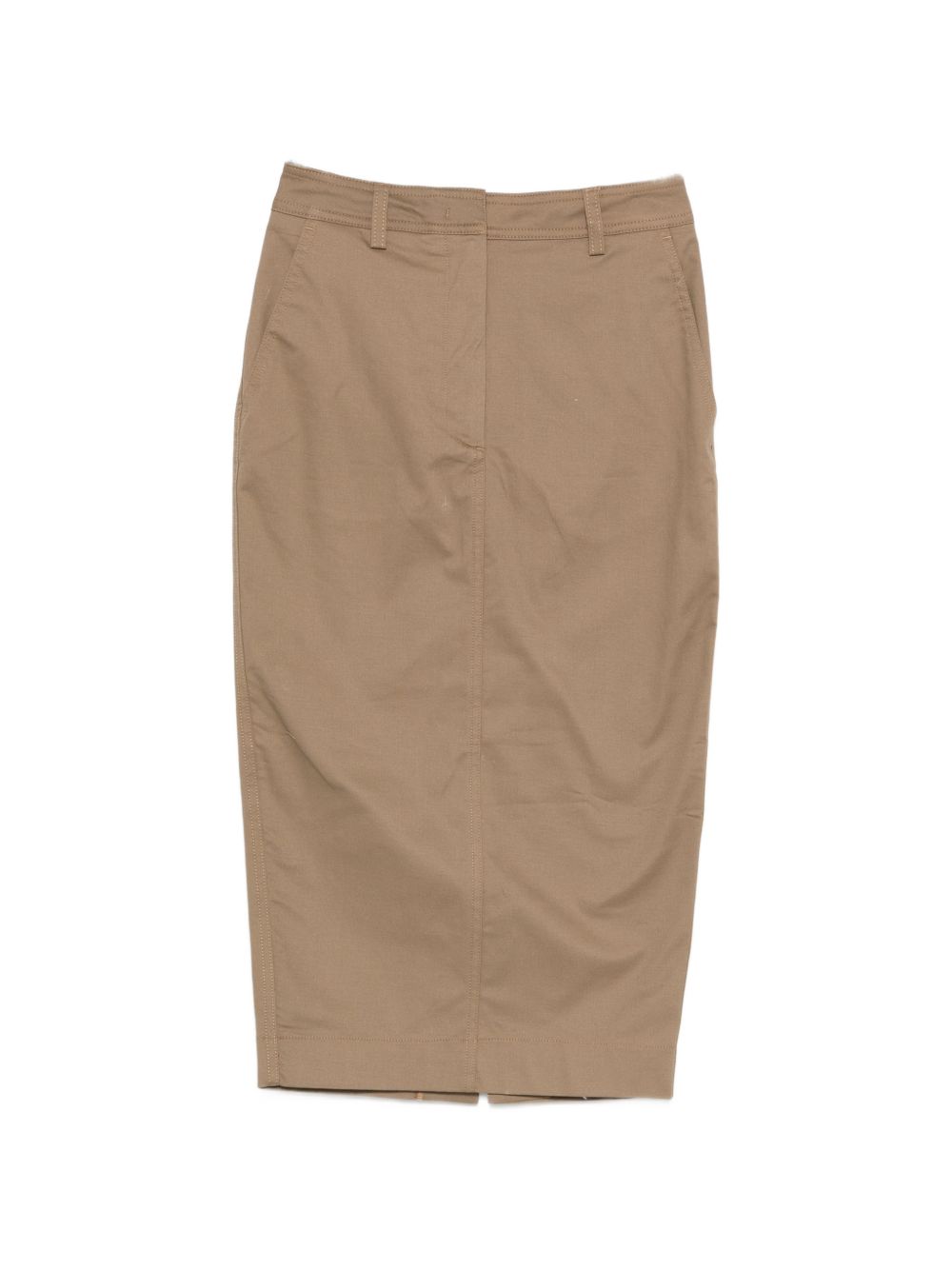 Gonna midi Donna a matita in marrone the latest - donna 