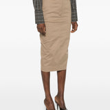 Gonna midi Donna a matita in marrone the latest - donna 