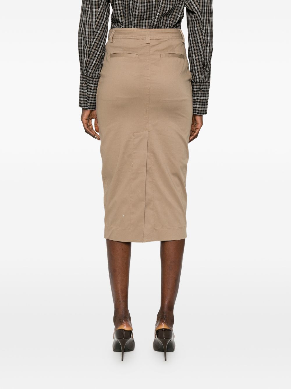 Gonna midi Donna a matita in marrone the latest - donna 