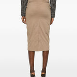 Gonna midi Donna a matita in marrone the latest - donna 