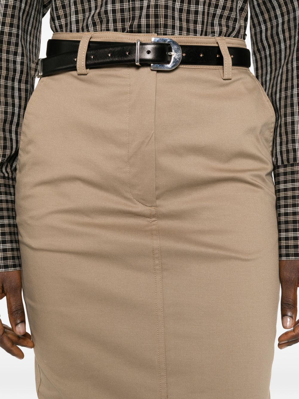 Gonna midi Donna a matita in marrone the latest - donna 