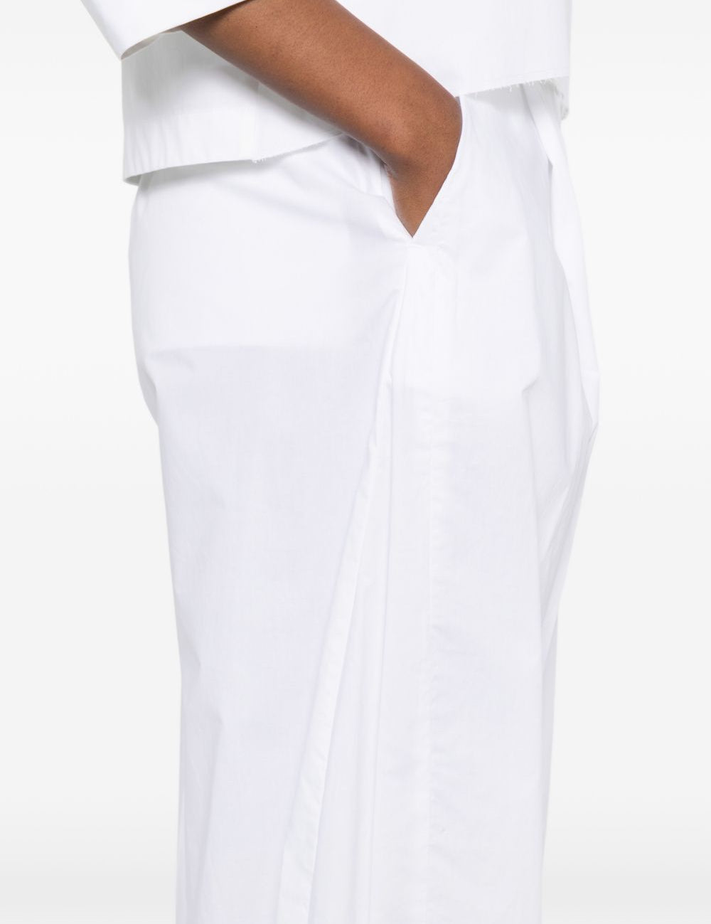 Pantaloni Billie con pieghe in bianco The latest - donna 