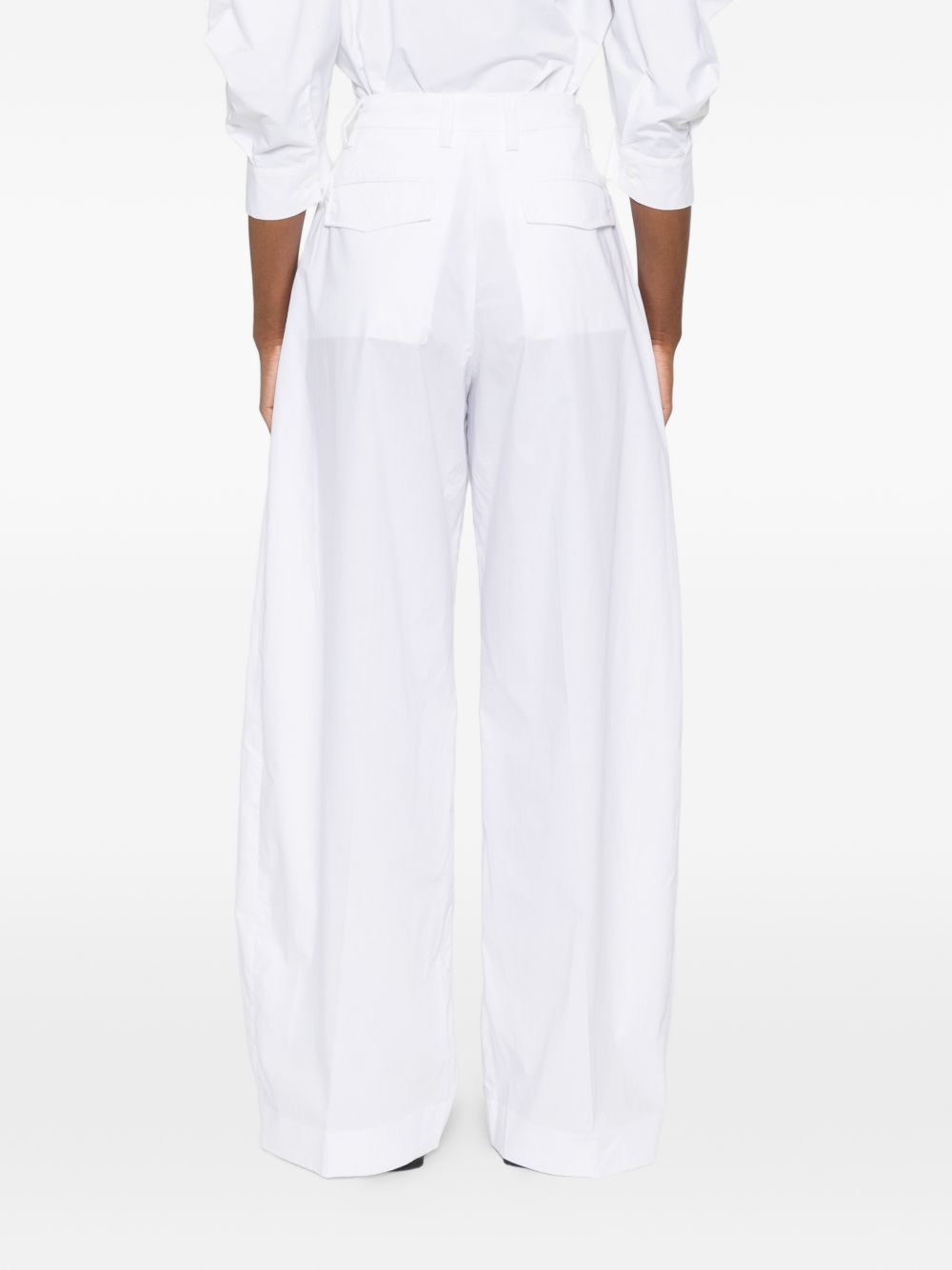 Pantaloni Billie con pieghe in bianco The latest - donna 