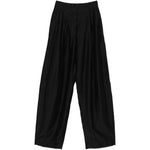 Pantaloni a vita alta in nero The latest - donna 