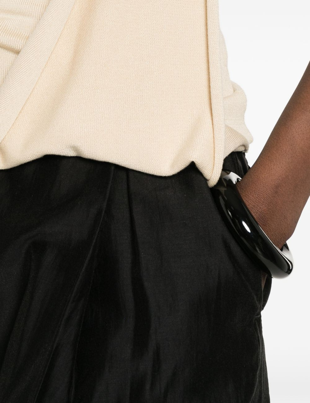 Pantaloni a vita alta in nero The latest - donna 