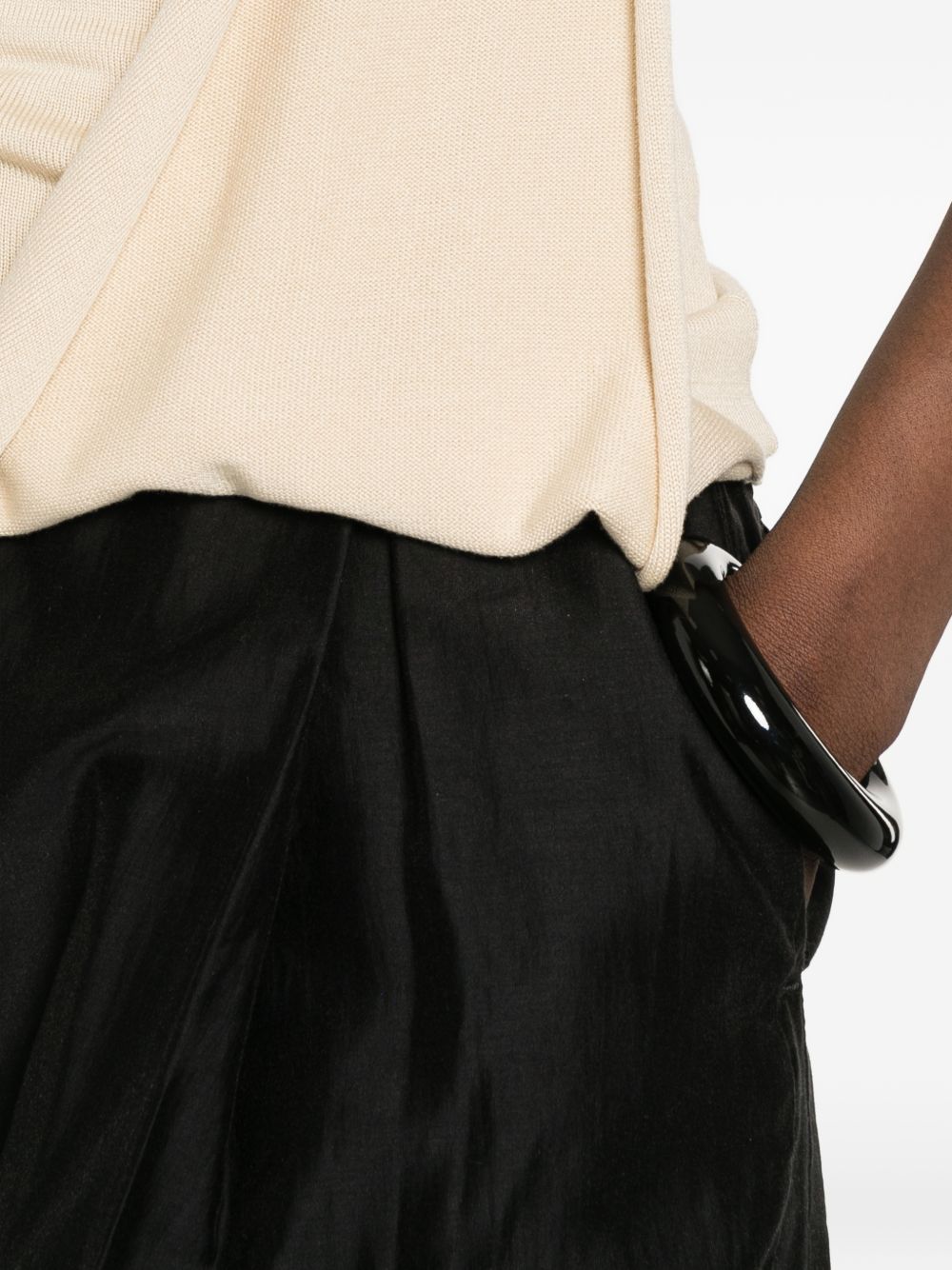 Pantaloni a vita alta in nero The latest - donna 