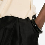 Pantaloni a vita alta in nero The latest - donna 