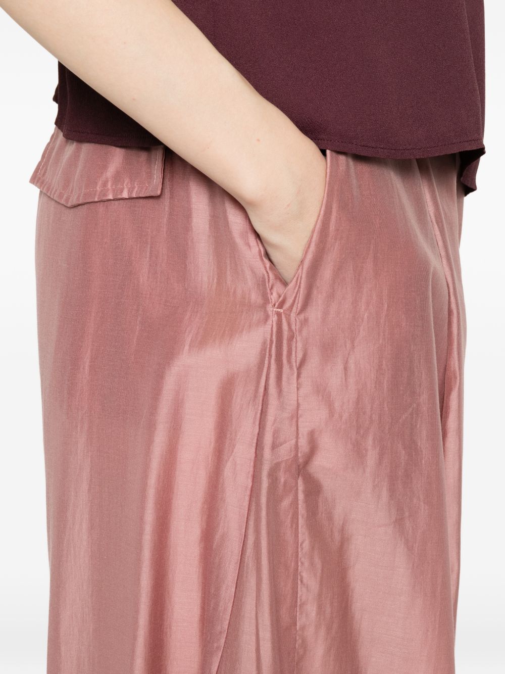 Pantaloni palazzo a pieghe Billie in rosa The latest - donna 