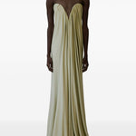 Abito lungo Olivienne in verde oliva The New Arrivals - donna 