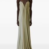 Abito lungo Olivienne in verde oliva The New Arrivals - donna 