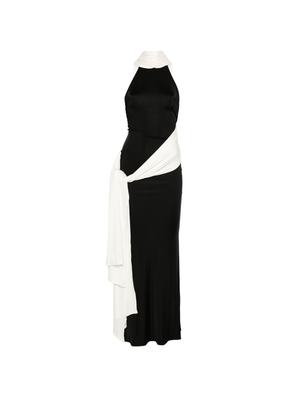 Abito lungo leia in nero e bianco The New Arrivals - donna 