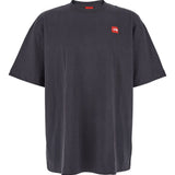 T-shirt girocollo con applicazione in nero The north face - uomo 
