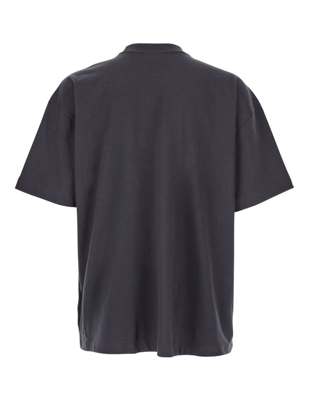 T-shirt girocollo con applicazione in nero The north face - uomo 